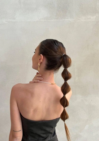 Bubble Braids — самая простая (и модная) прическа этого лета