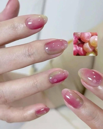 Fruit peel nails — маникюр из Кореи, который подойдет всем