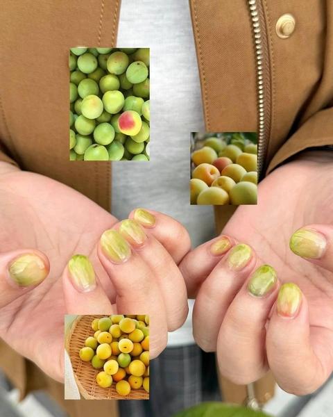 Fruit peel nails — маникюр из Кореи, который подойдет всем