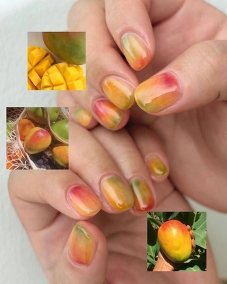 Fruit peel nails — маникюр из Кореи, который подойдет всем
