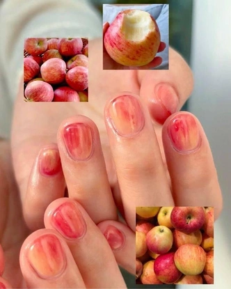 Fruit peel nails — маникюр из Кореи, который подойдет всем