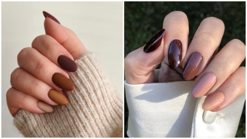 Денежный маникюр на ноябрь 2025: какие цвета притягивают богатство, удачу и стабильность, список оттенков, идеи для маникюра