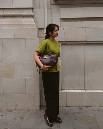 Бордо + оливковый: самый красивый дуэт ноября, который выглядит дорого