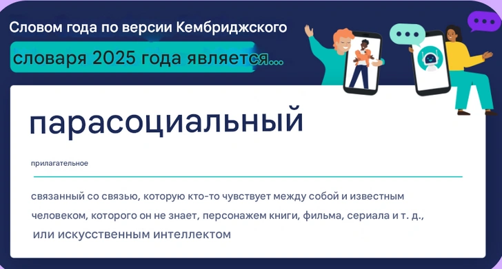 Как понять, что ваши отношения парасоциальны: слово года по версии Кембриджского словаря