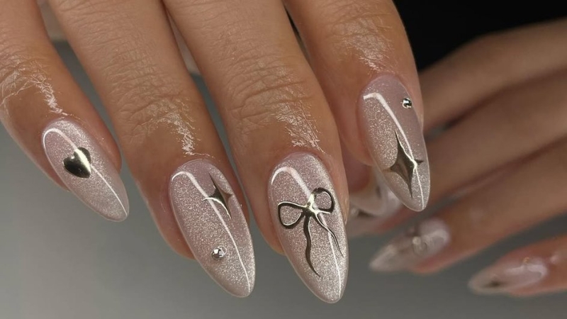 Маникюр в оттенках шампанского: какие цвета, как сделать, как выглядит, примеры, на какую форму ногтей подойдет, фото