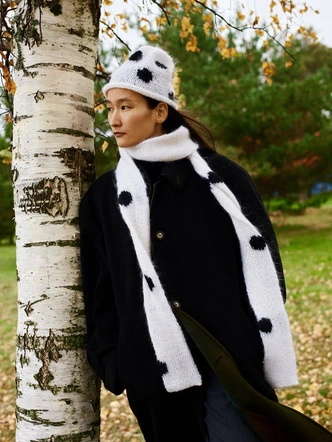 Polka dot остается с нами и этой зимой: где купить «теплый» горошек и как его стилизовать