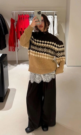 Самый модный свитер сезона — скандинавский: где купить и как стилизовать