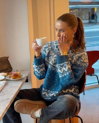 Самый модный свитер сезона — скандинавский: где купить и как стилизовать