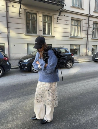 Шесть небанальных способов носить летние вещи зимой (и при чем тут кепи)