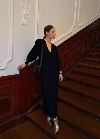 10 трикотажных платьев, которые заменят весь зимний гардероб