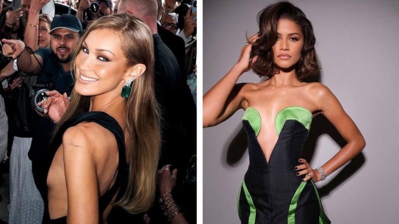 Как скрыть второй подбородок на фото: 3 позы, которые используют Белла Хадид и Зендея