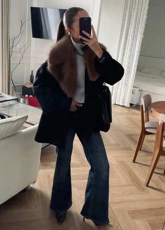 Меховые горжетки: как стилизовать самый модный аксессуар сезона