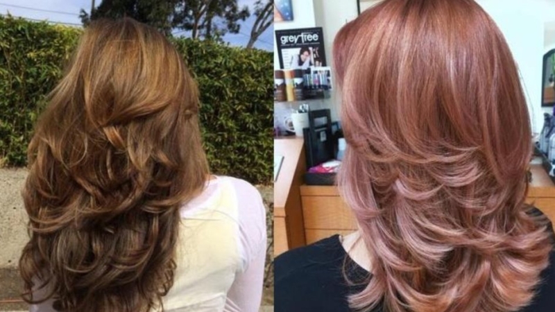 Градуированная стрижка: фото, как выглядит на коротких, средних и длинных волосах, с челкой и без