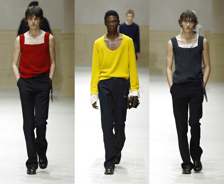 Мужская коллекция Prada FW’26: тренды из мужской моды в женский гардероб