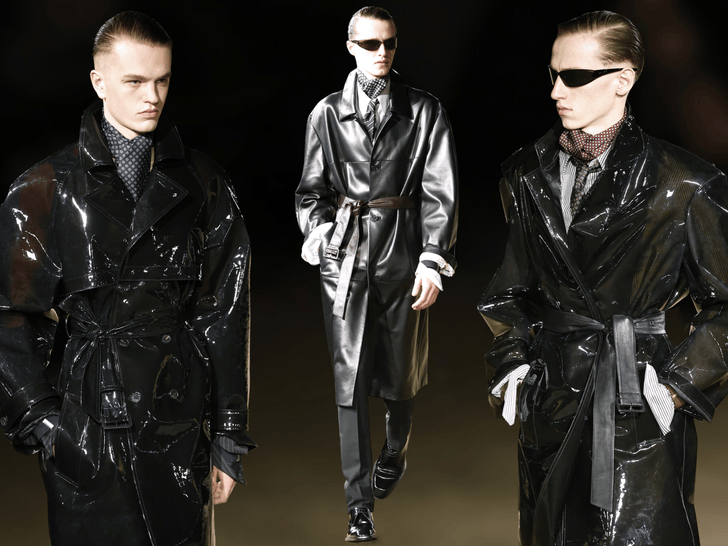 Оверсайз уходит, возвращается линия: стильные приемы с мужского показа Saint Laurent