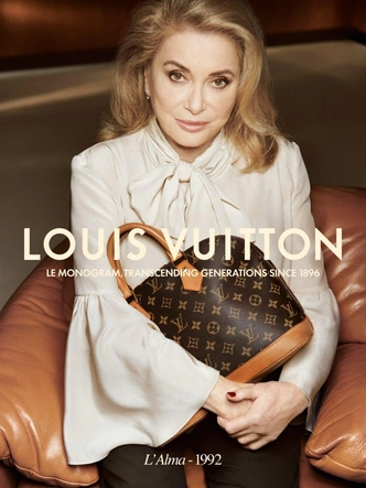 Достоинство красоты: Катрин Денев в кампейне-ностальгии Louis Vuitton
