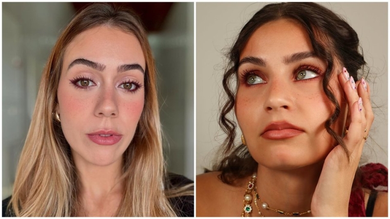 Бургунди вместо черного: почему все визажисты выбирают цветную тушь