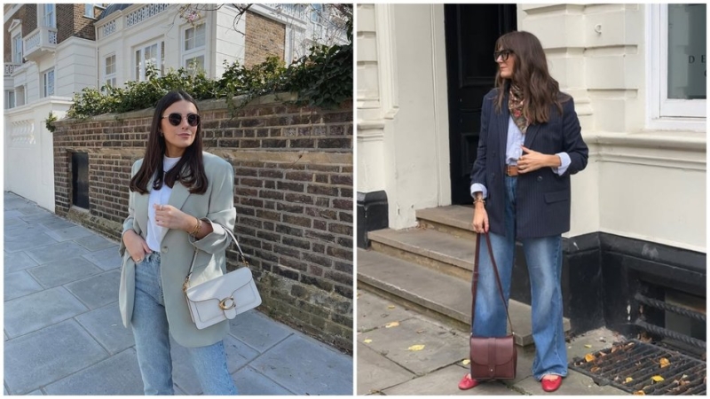 Как носить пиджак с джинсами: 3 актуальных образа на каждый день