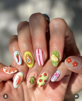 Fruit nails&nbsp;&mdash; летняя классика отпускного маникюра