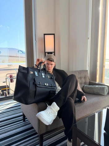 От редких моделей Hermes до деми-кутюрной Chanel: сумки Эрлинга Холанда