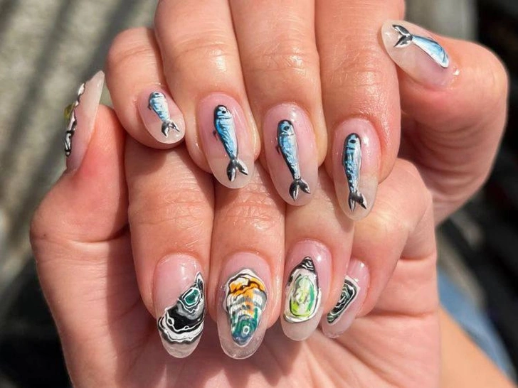 Seafood Buffet Nails&nbsp;&mdash; самый креативный маникюр июля