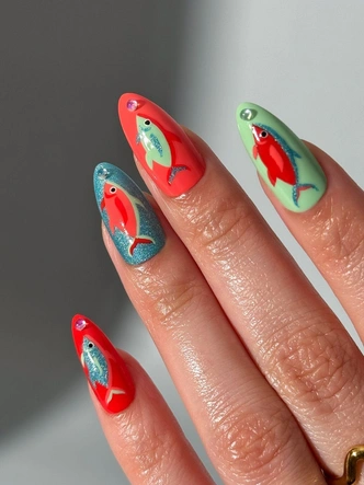 Seafood Buffet Nails&nbsp;&mdash; самый креативный маникюр июля