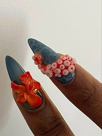 Seafood Buffet Nails&nbsp;&mdash; самый креативный маникюр июля